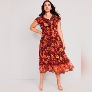 Vibrant Floral Dress